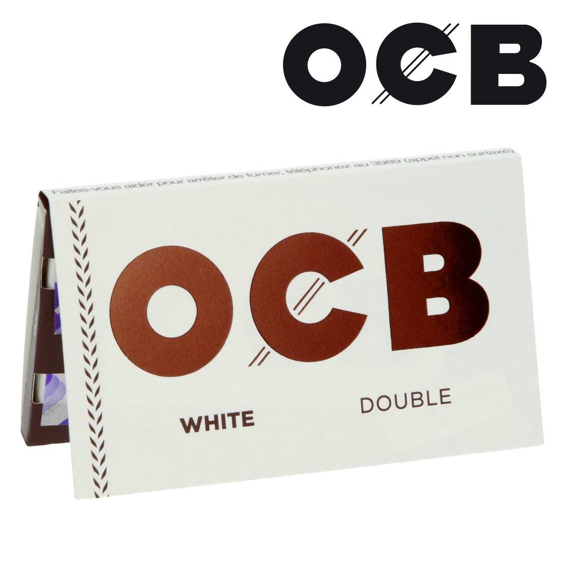 OCB N°4 BLANC DOUBLE PETIT FORMAT