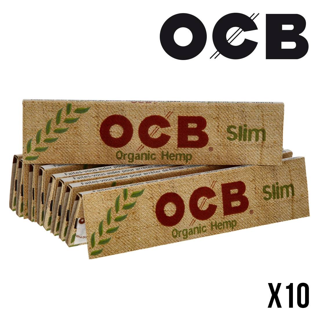 OCB BIO CHANVRE SLIM X10
