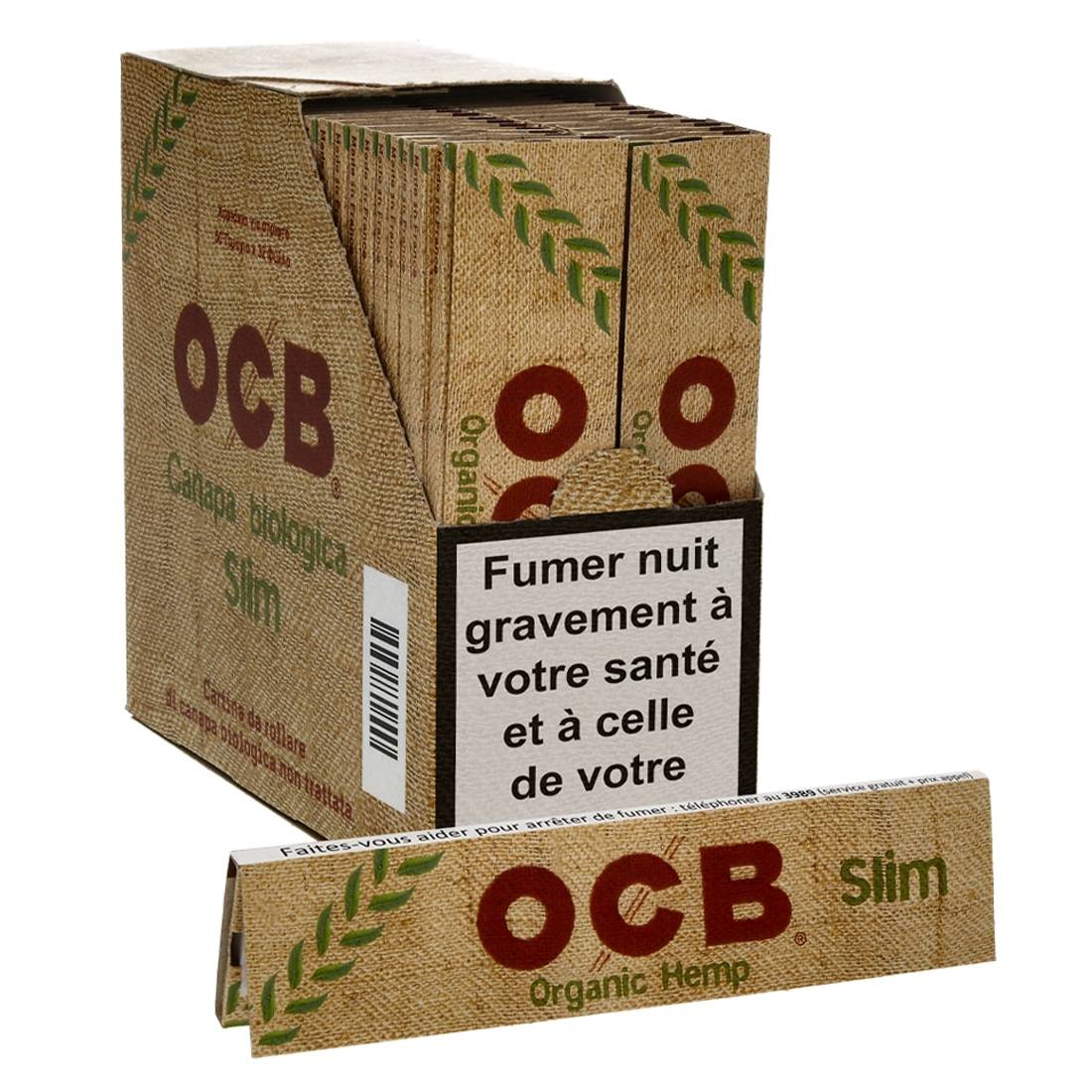 vente papiers a rouler ocb bio chanvre, feuilles ocb naturelle, Feuilles  grand format