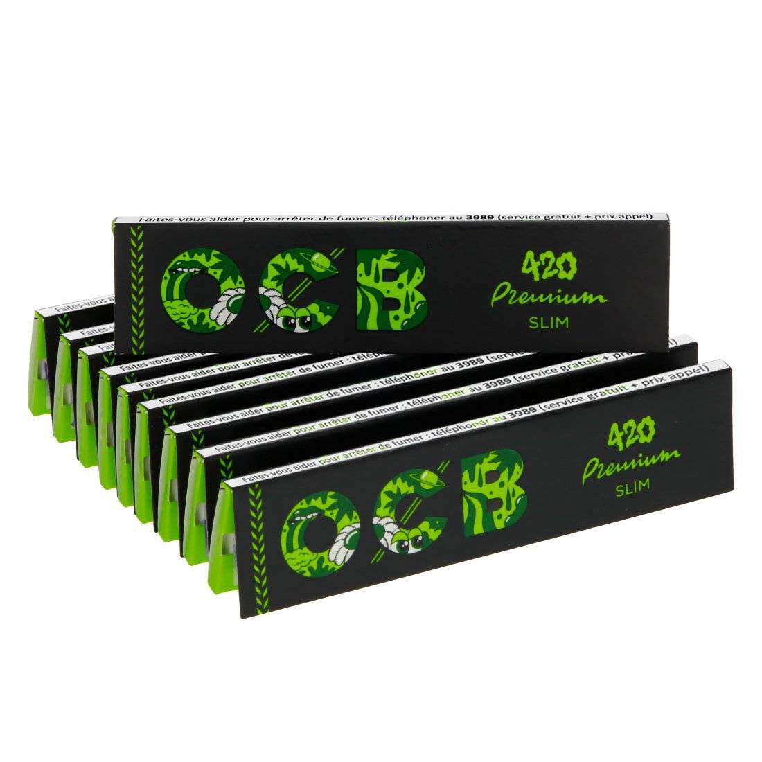 OCB SLIM PREMIUM SPECIAL 420 EDITION + TIPS X10
