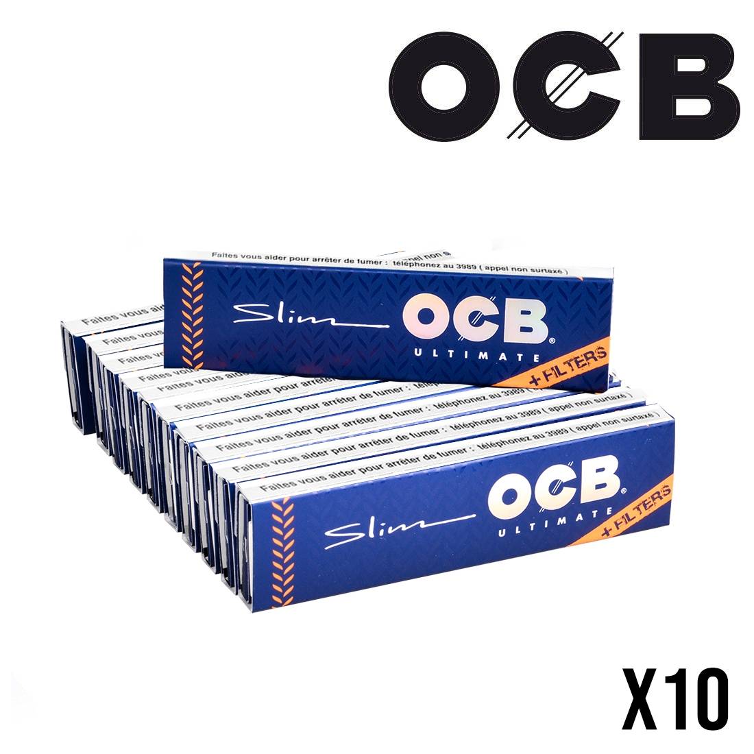 OCB SLIM ULTIMATE + TIPS PAR 10