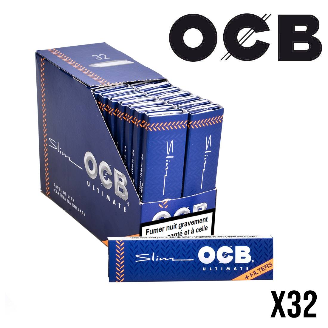 OCB SLIM ULTIMATE + TIPS PAR 32