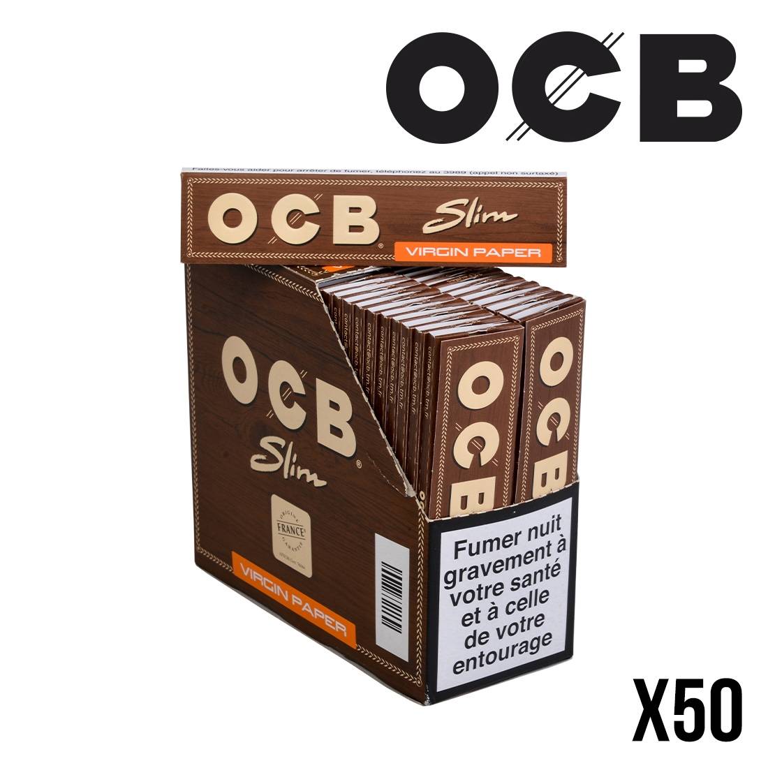 OCB VIRGIN PAPER SLIM PAR 50