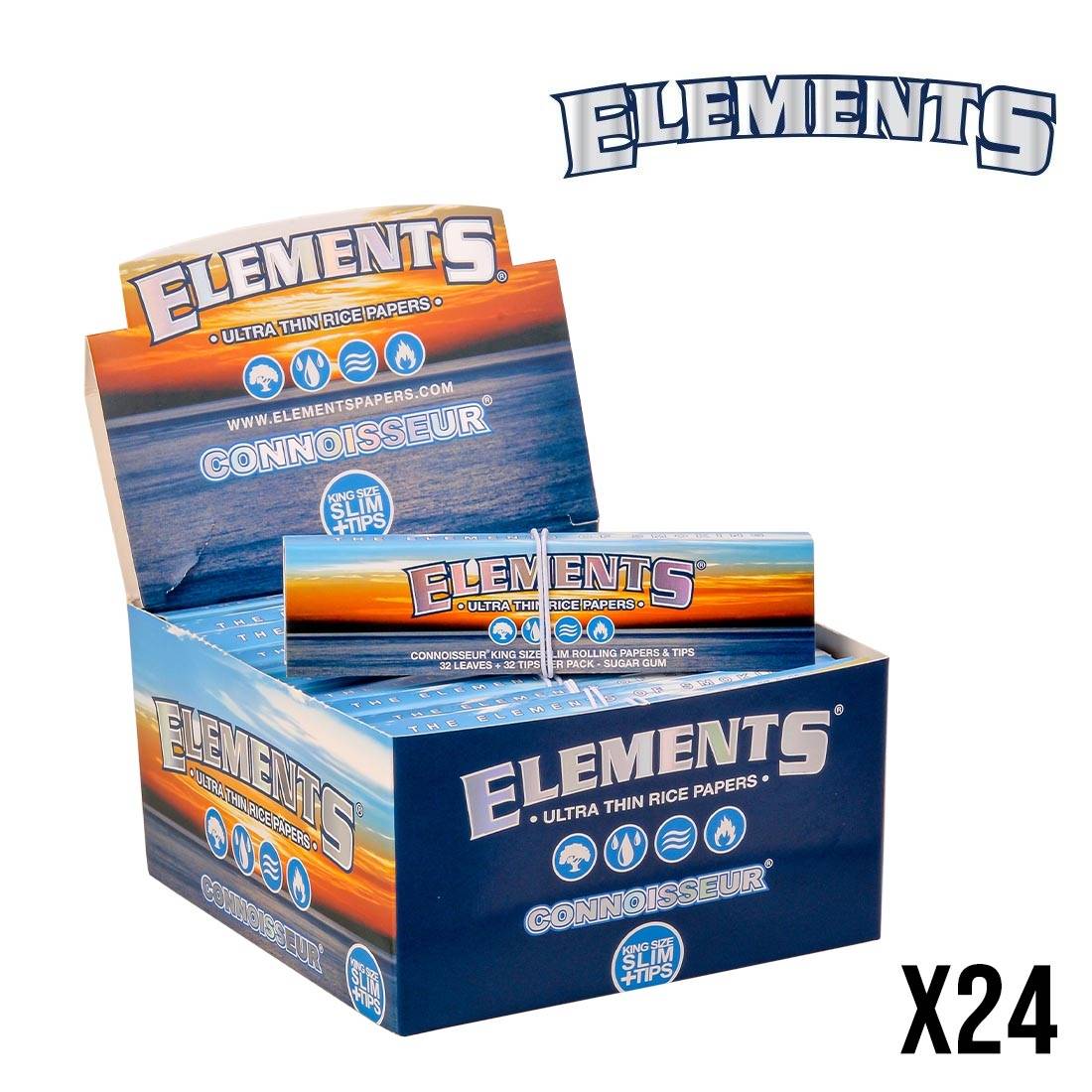 PAPIER A ROULER ELEMENTS CONNOISSEUR 2 EN 1 X24