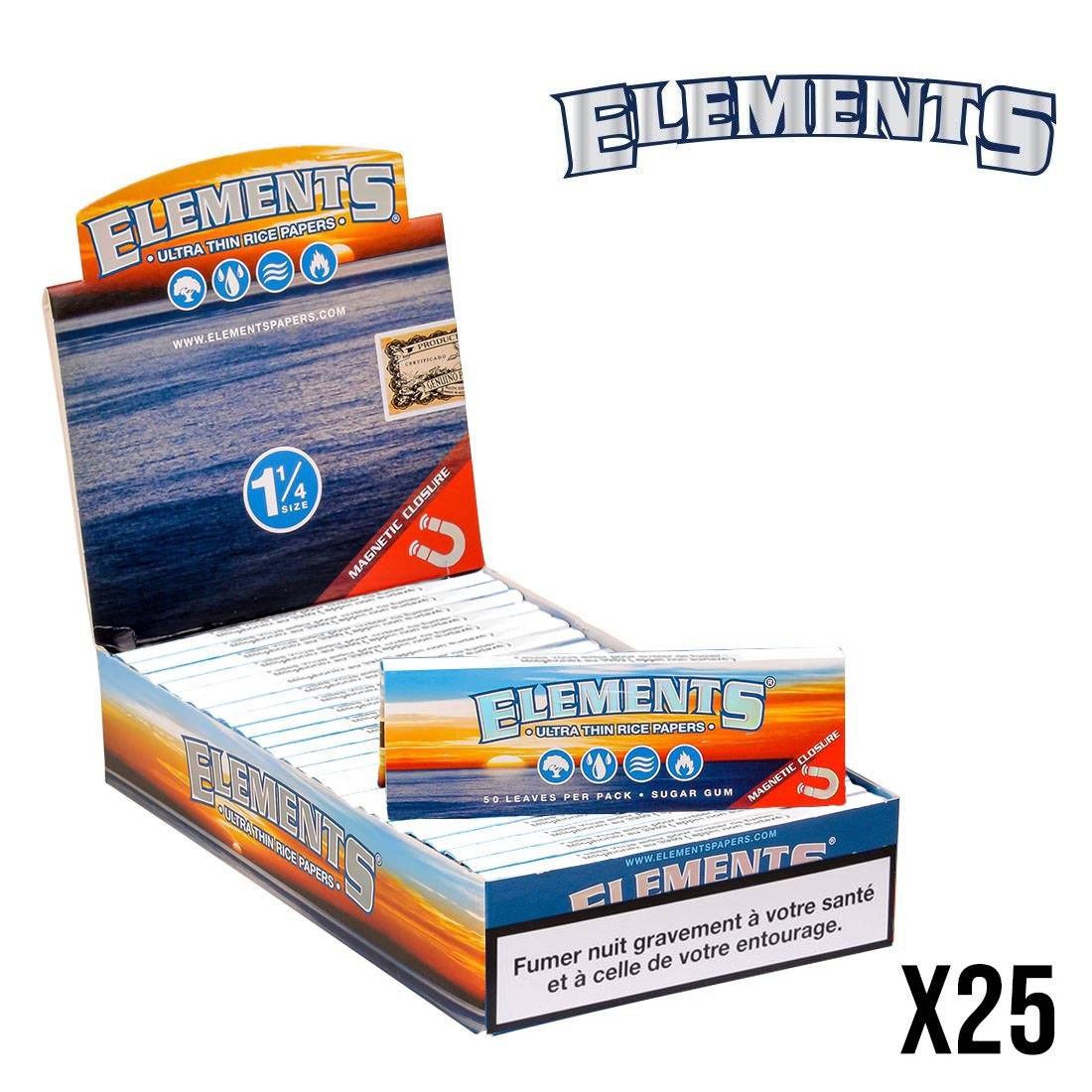PAPIER A ROULER ELEMENTS 1/4 X25