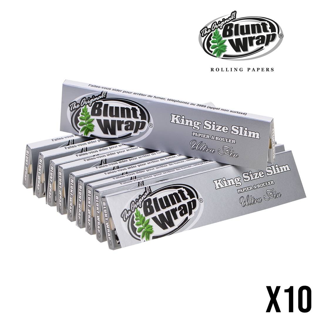 PAPIER BLUNT WRAP SILVER PAR 10