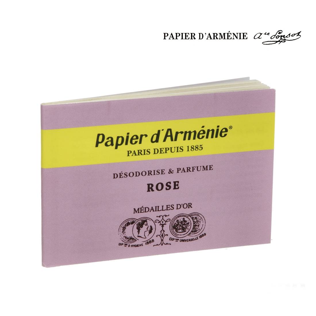 PAPIER D'ARMÉNIE A LA ROSE