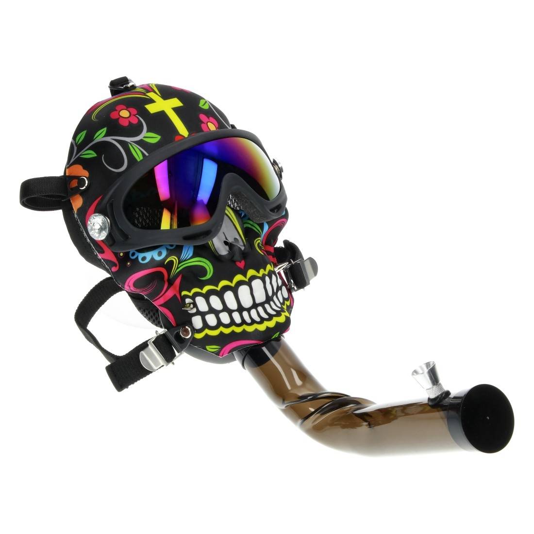 PIPE A EAU MASQUE CANDY SKULL