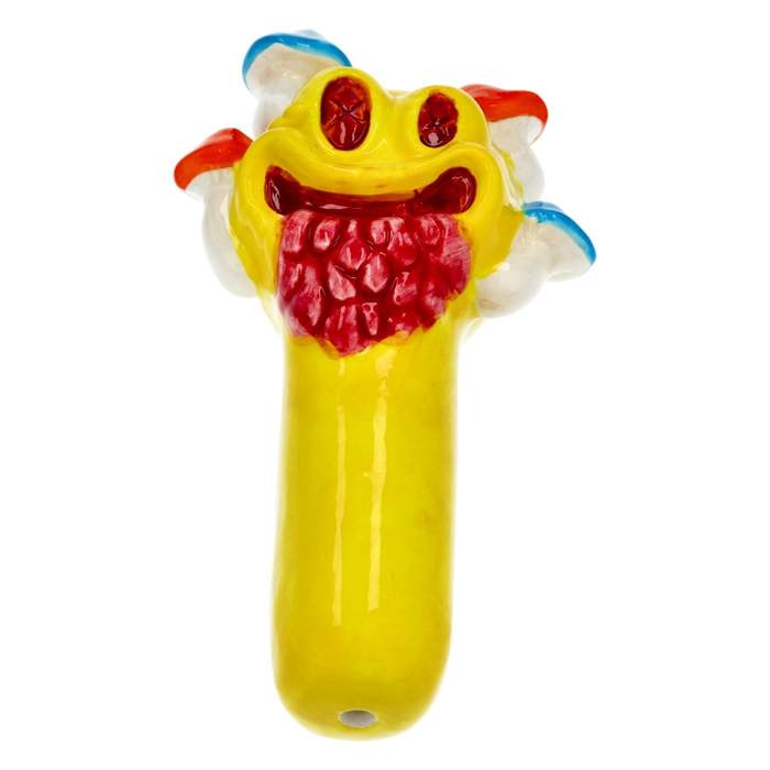 PIPE EN CERAMIQUE SMILEY AND MUSHROOMS 14CM PIPE EN CERAMIQUE SMILEY AND MUSHROOMS 14CM