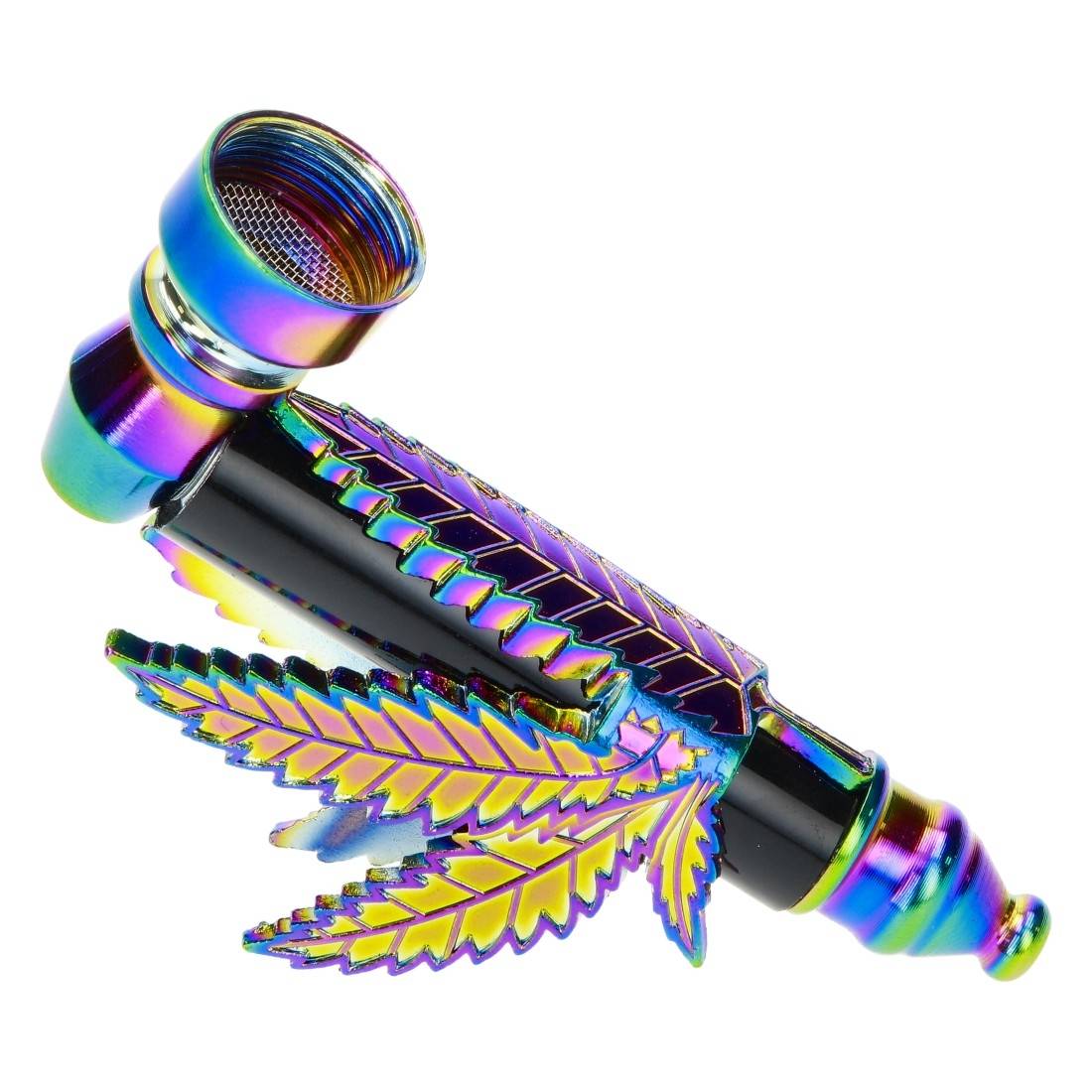 Pipe Ragga Rainbow Leaf Emblem – Métal & Acrylique