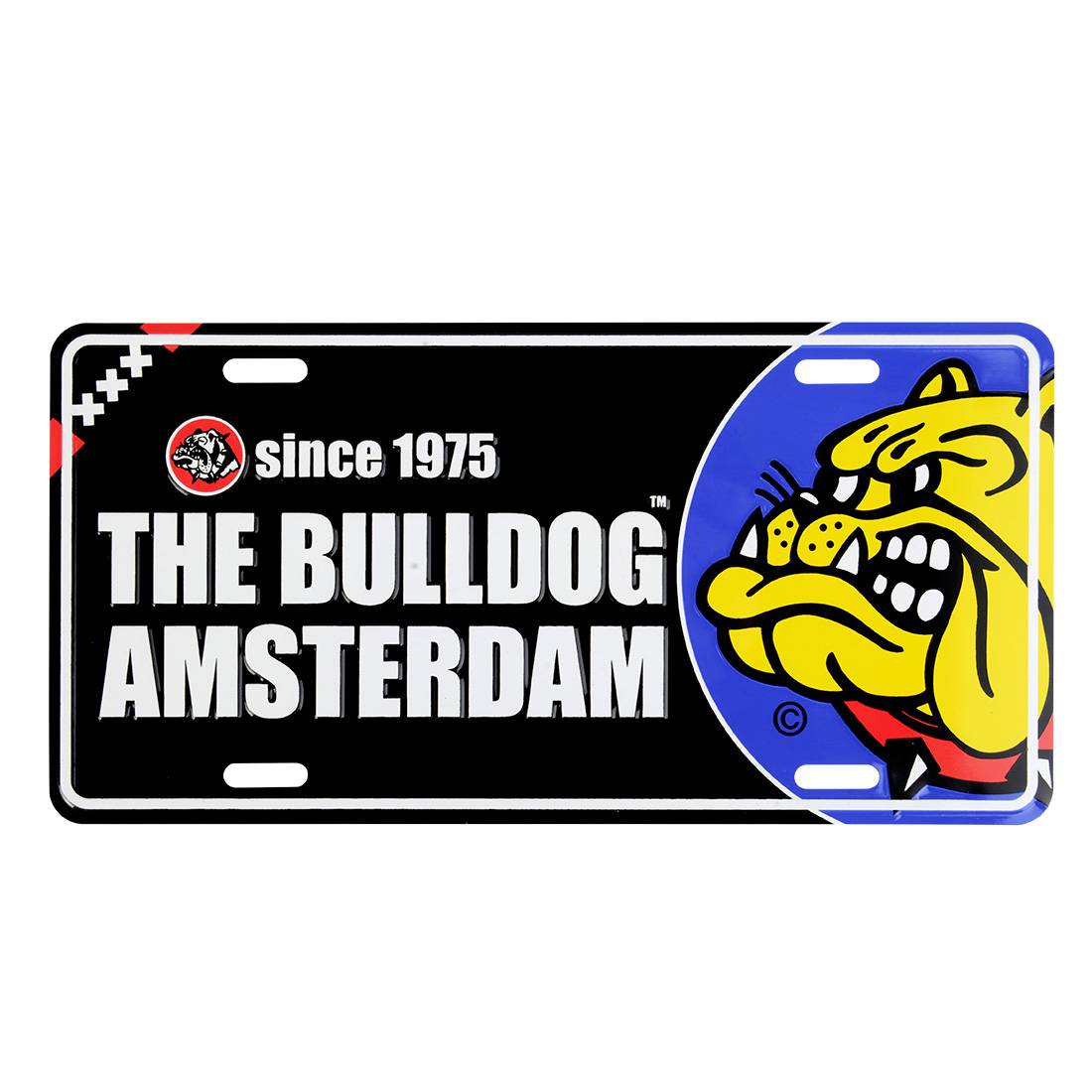 PLAQUE DECORATIVE THE BULLDOG