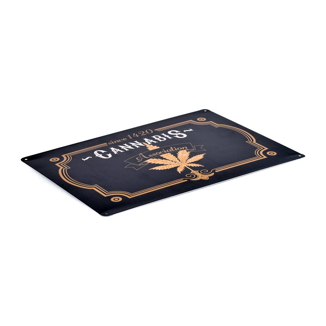 PLAQUE DECORATIVE CANNABIS ASSOCIATION