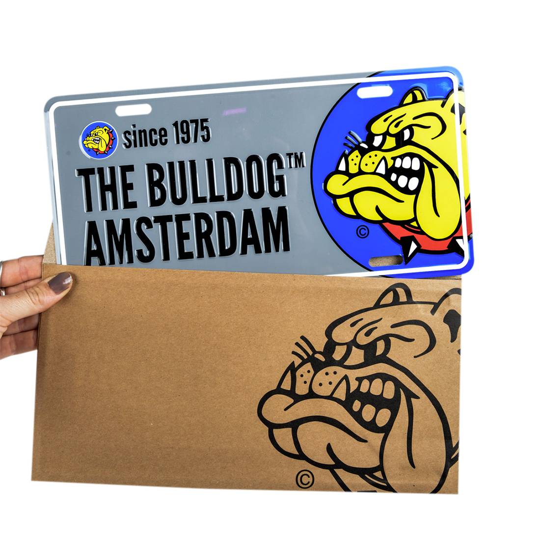 PLAQUE DECORATIVE THE BULLDOG