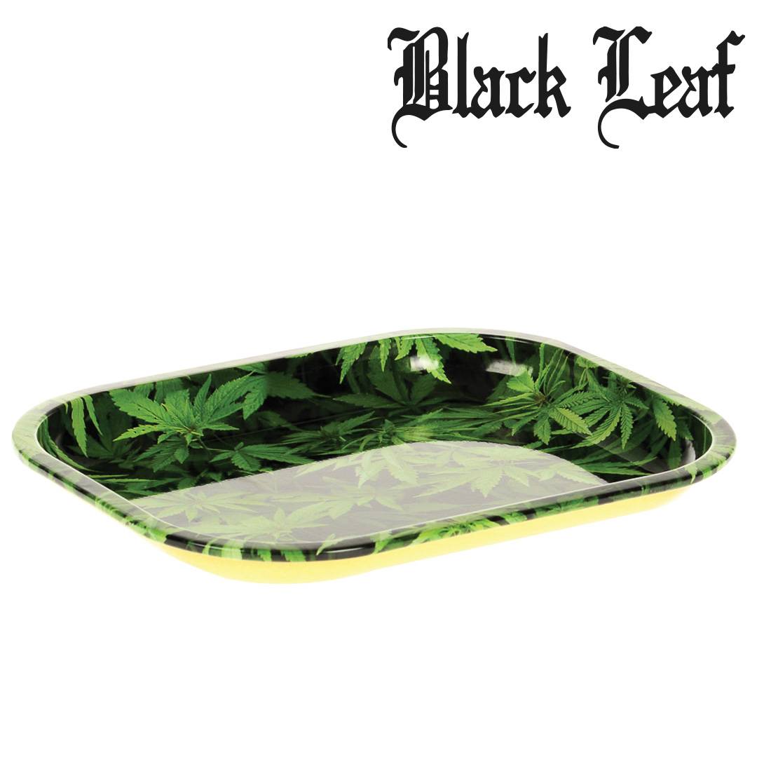 PLATEAU METAL BLACK LEAF HEMP