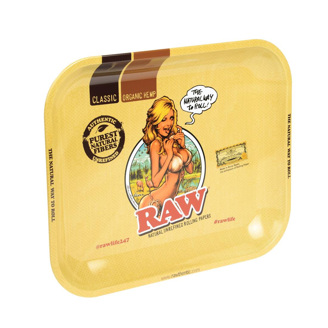 PLATEAU RAW GIRL EN METAL