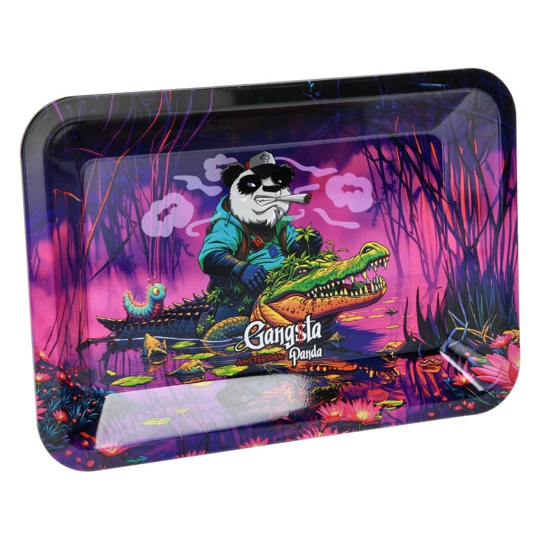 Plateau Métal Gangsta Panda Gator