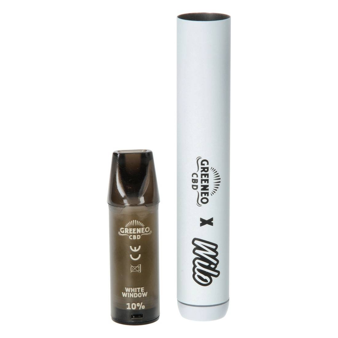 Puff CBD Greeneo Rechargeable White Window Wilo : Vapotage Innovant et  cologique