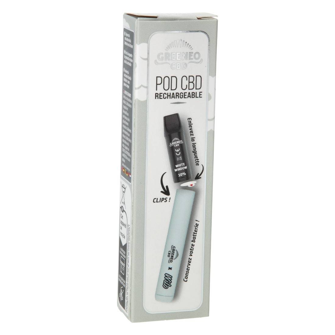 pod cbd rechargeable CBD Vape Pen - 2pc Icy Flavor Pack