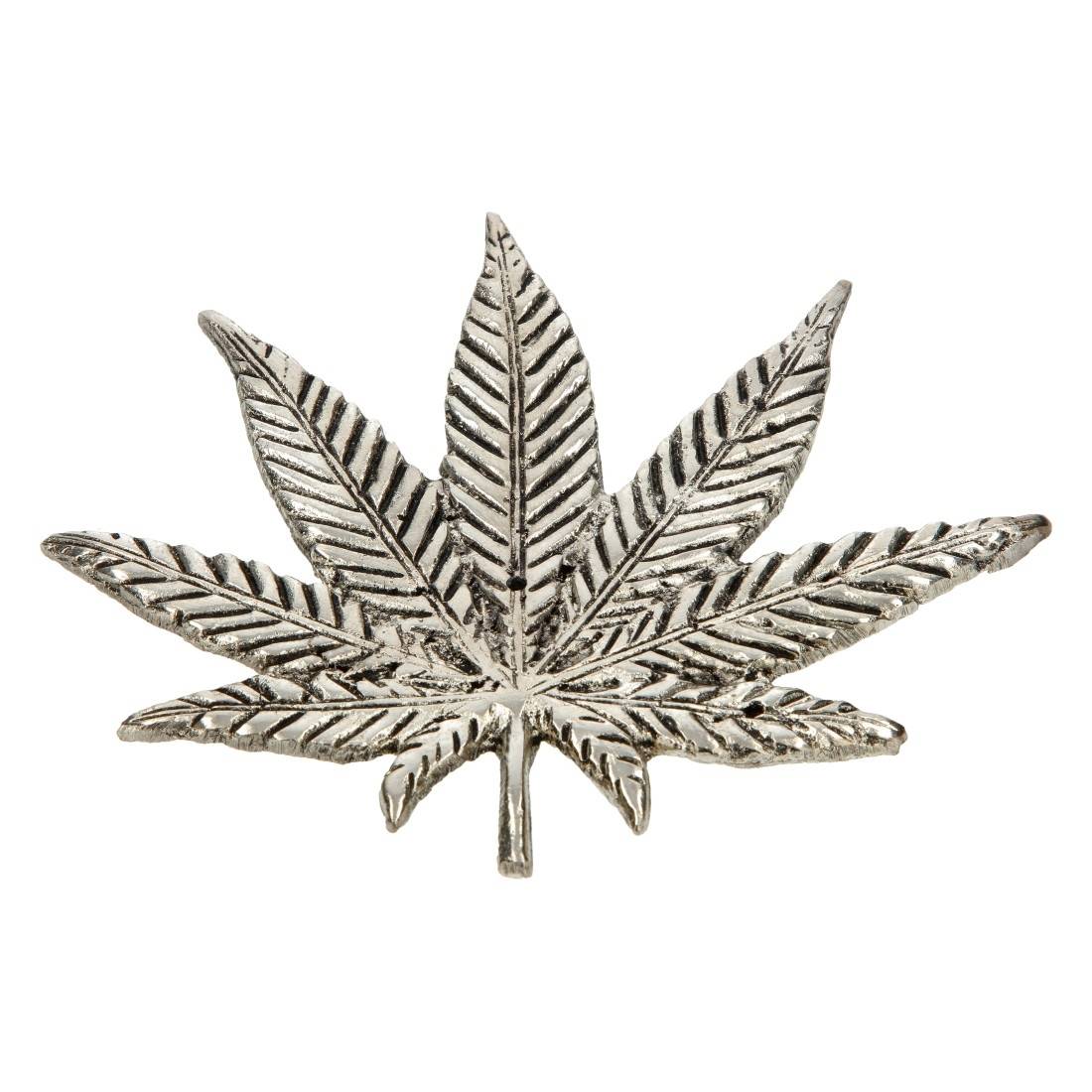 PORTE ENCENS METAL HEMP LEAF