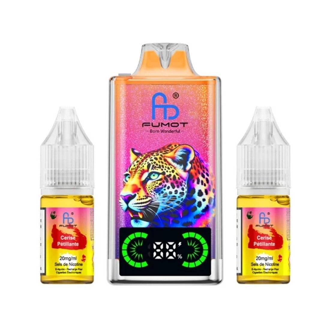 Puff Fumot Leopard 40K Cerise Pétillante 20mg