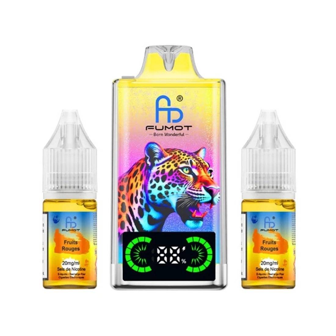 Puff Fumot Leopard 40K Fruits Rouges 20mg