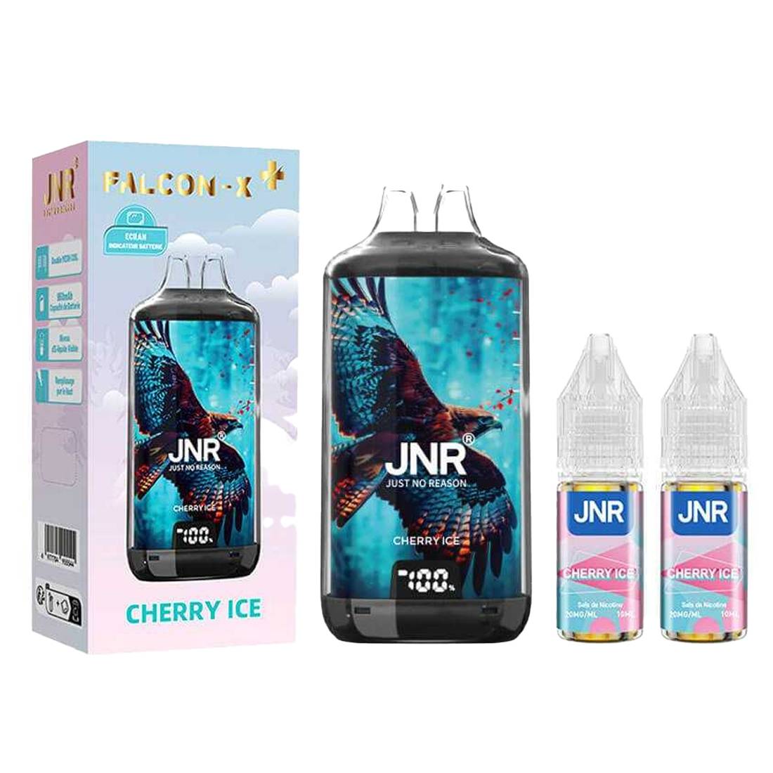 PUFF JNR FALCON-X PLUS CHERRY ICE 20MG 28000 PUFFS