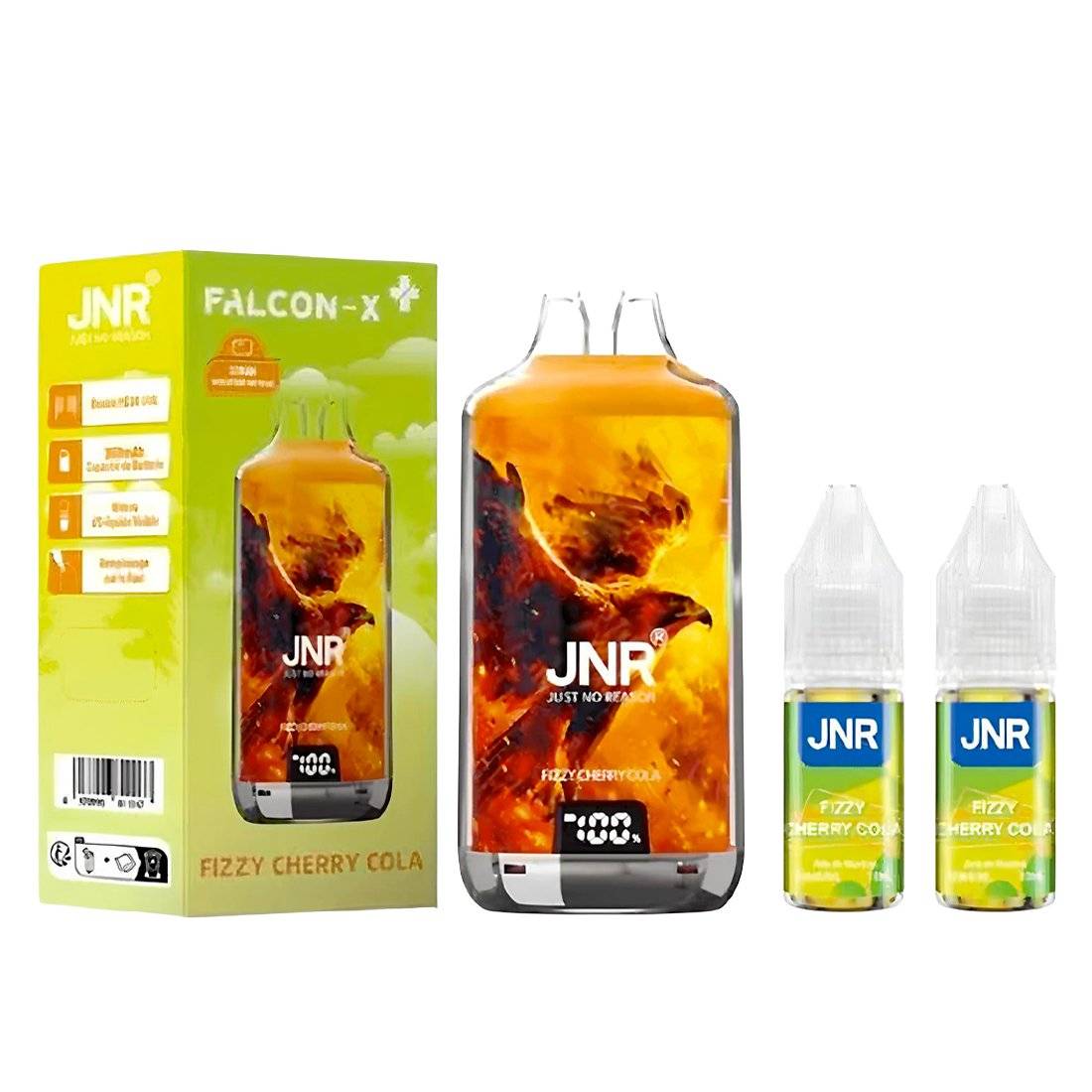 PUFF JNR FALCON-X PLUS FIZZY CHERRY COLA 20MG 28000 PUFFS