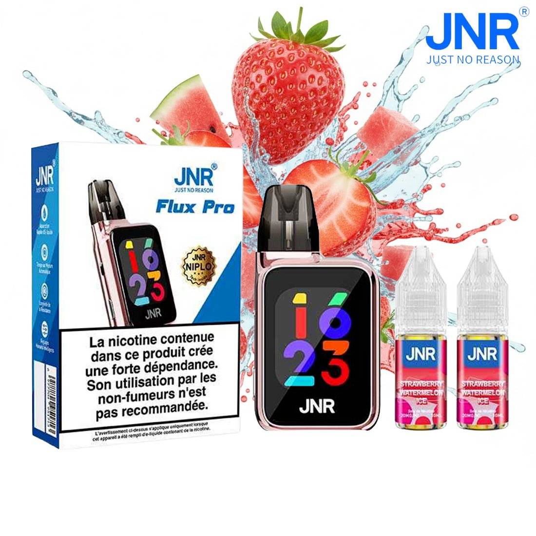 PUFF JNR FLUX PRO STRAWBERRY WATERMELON ICE 20MG 32000 PUFFS 