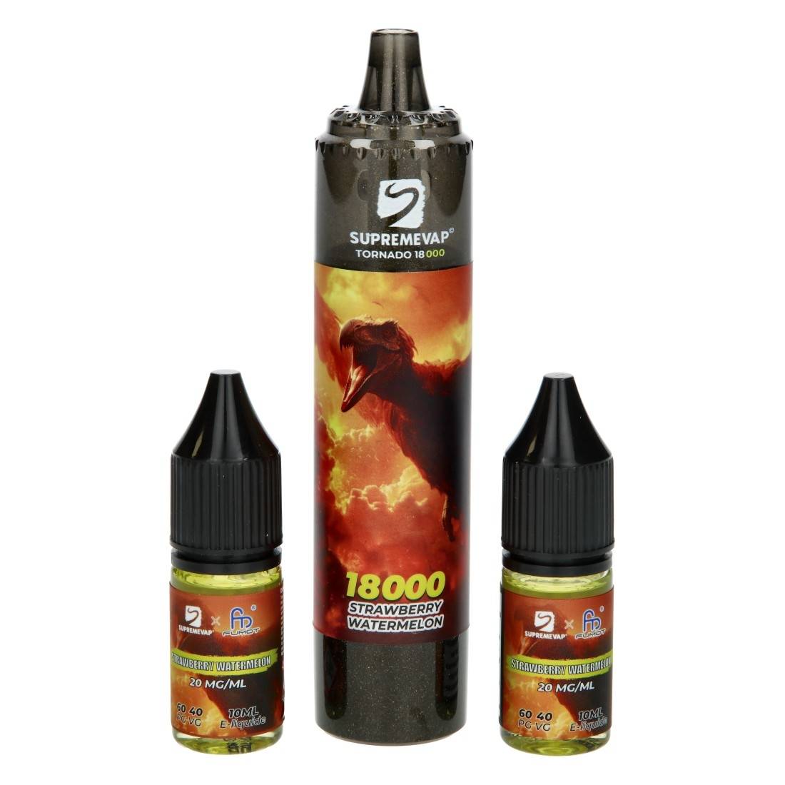 PUFF SUPREMVAP TORNADO PASTEQUE FRAISE 18000 PUFFS