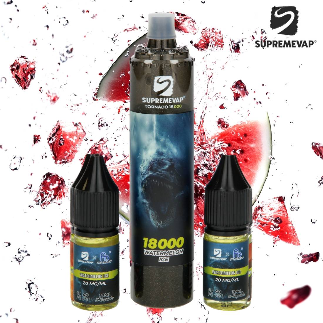 PUFF SUPREMVAP TORNADO PASTEQUE ICE 18000 PUFFS