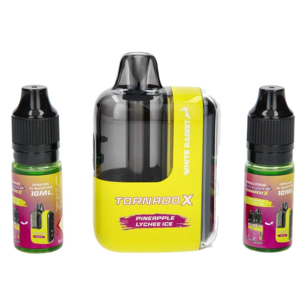 PUFF WHITE RABBIT TORNADO X PINEAPPLE LYCHEE 25 000 PUFFS - Disponible sur S Factory ! PUFF WHITE RABBIT TORNADO X PINEAPPLE LYCHEE 25 000 PUFFS - Disponible sur S Factory !
