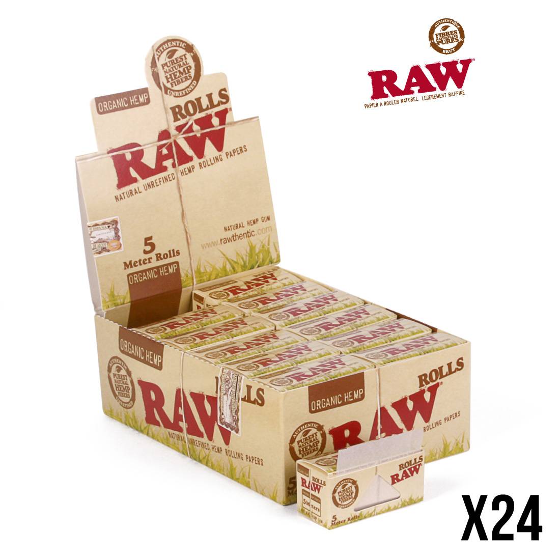 RAW ROLLS ORGANIC X24