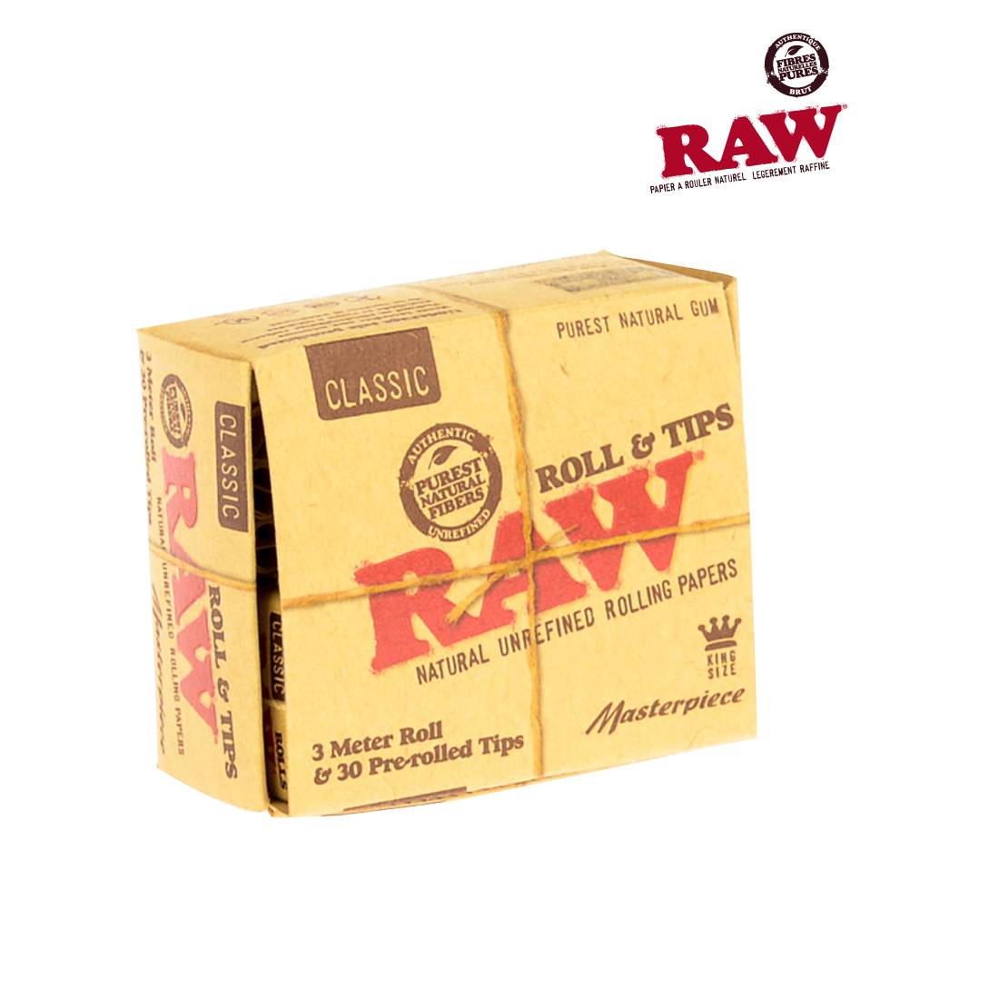 RAW ROLLS + FILTRES MASTERPIECE
