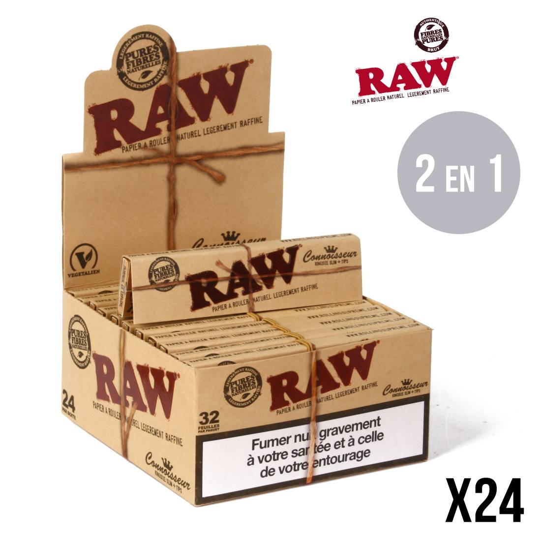 .RAW SLIM + TIPS PAR 24
