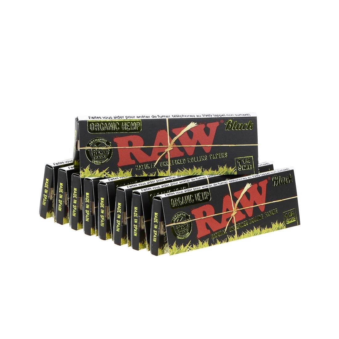 RAW BLACK ORGANIC 1/4 X24