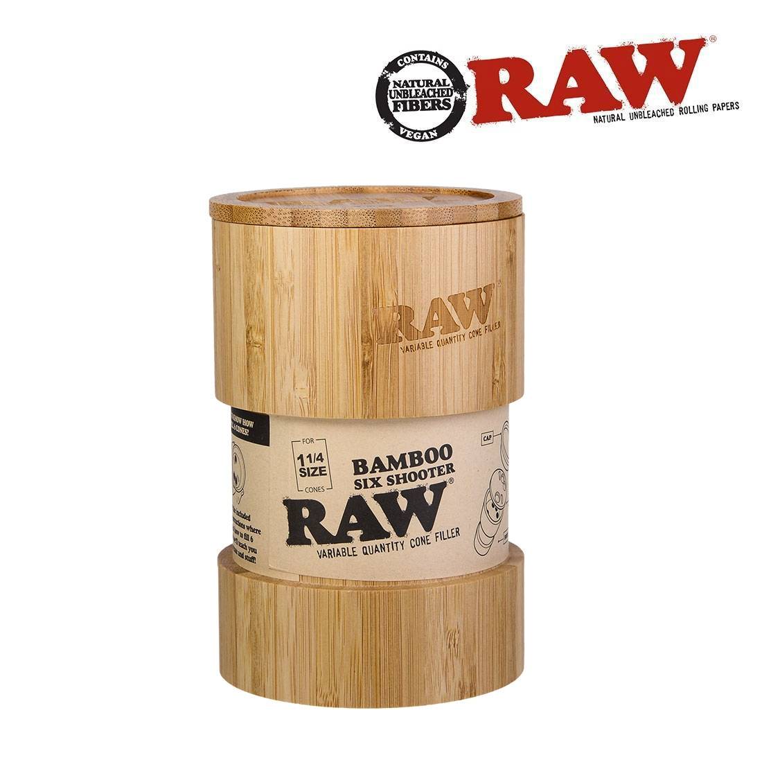 RAW CONE SIX SHOOTER BAMBOO 1/4