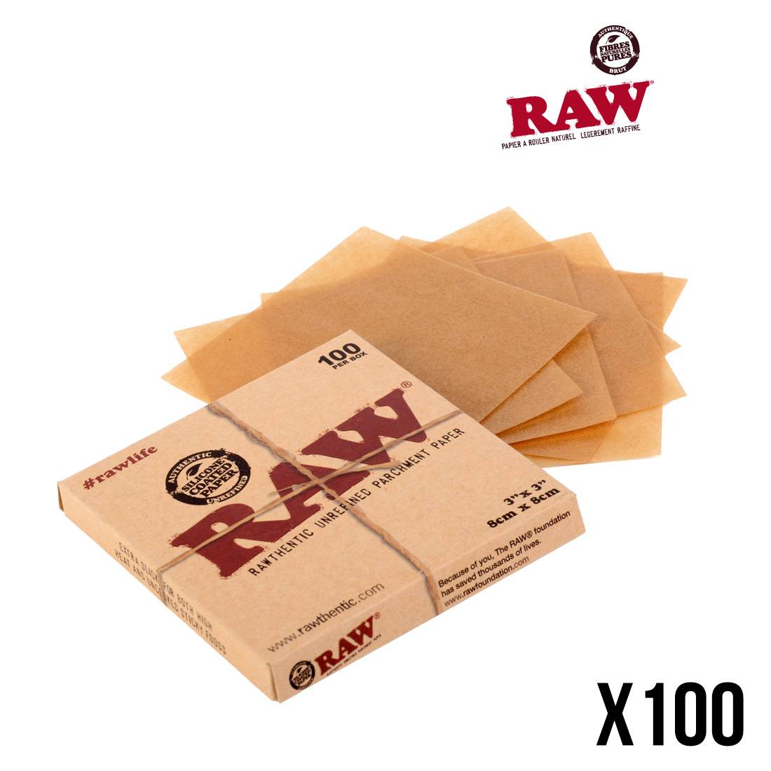 RAW PARCHEMIN PAR 100