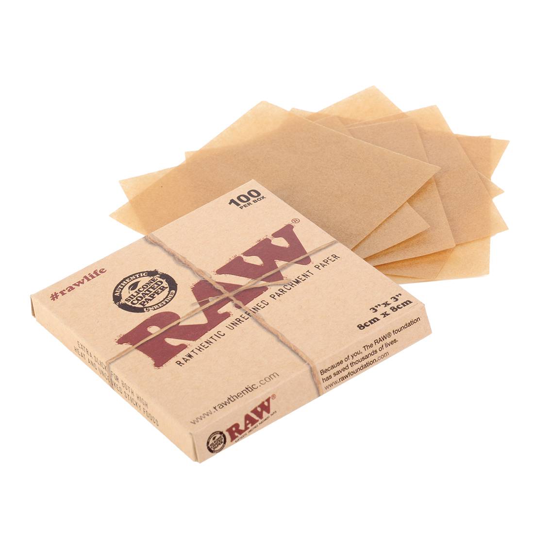 RAW PARCHEMIN PAR 100