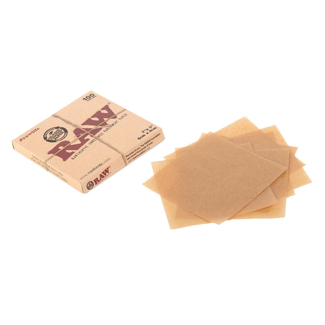 RAW PARCHEMIN PAR 100