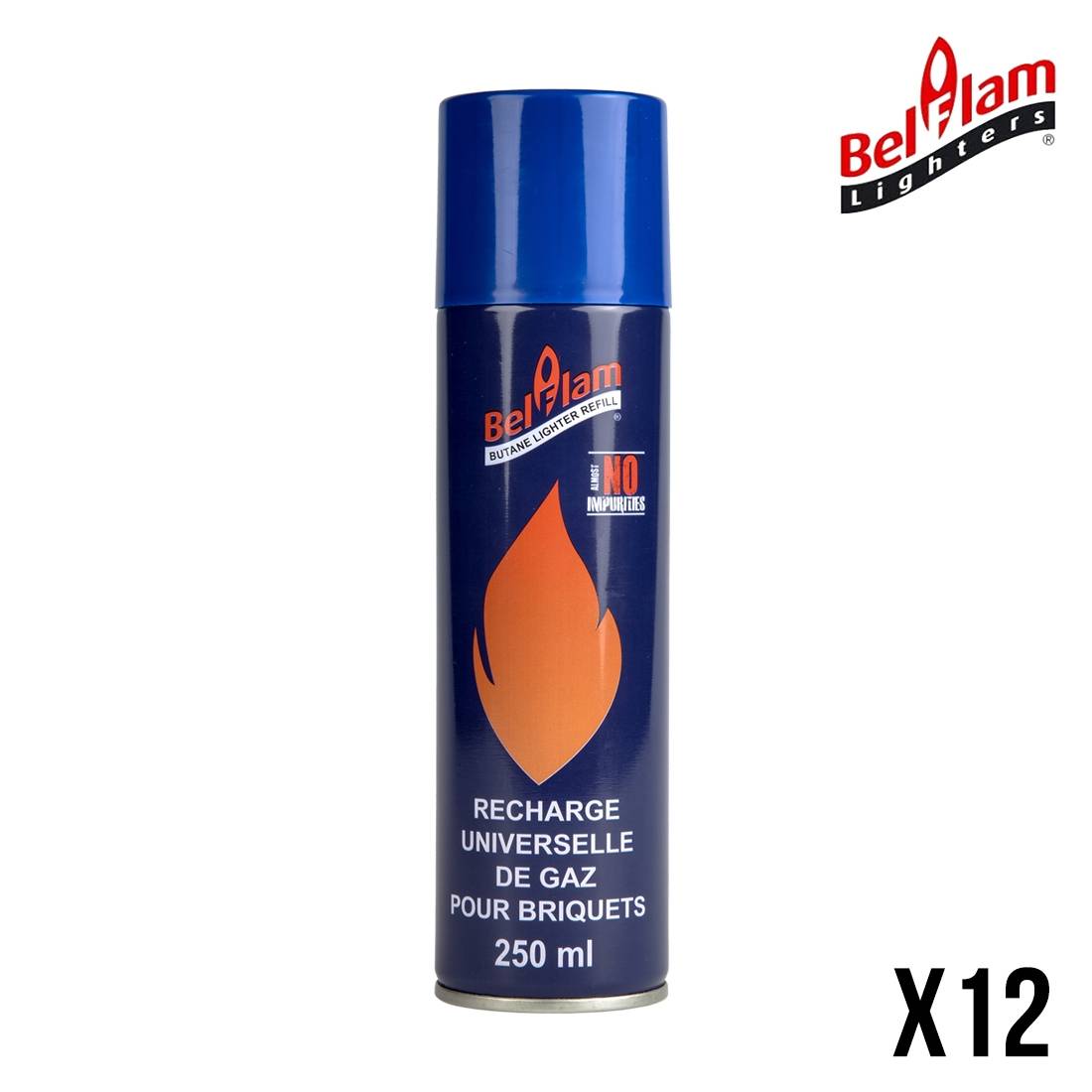 RECHARGE GAZ BELFLAM 250ML X12