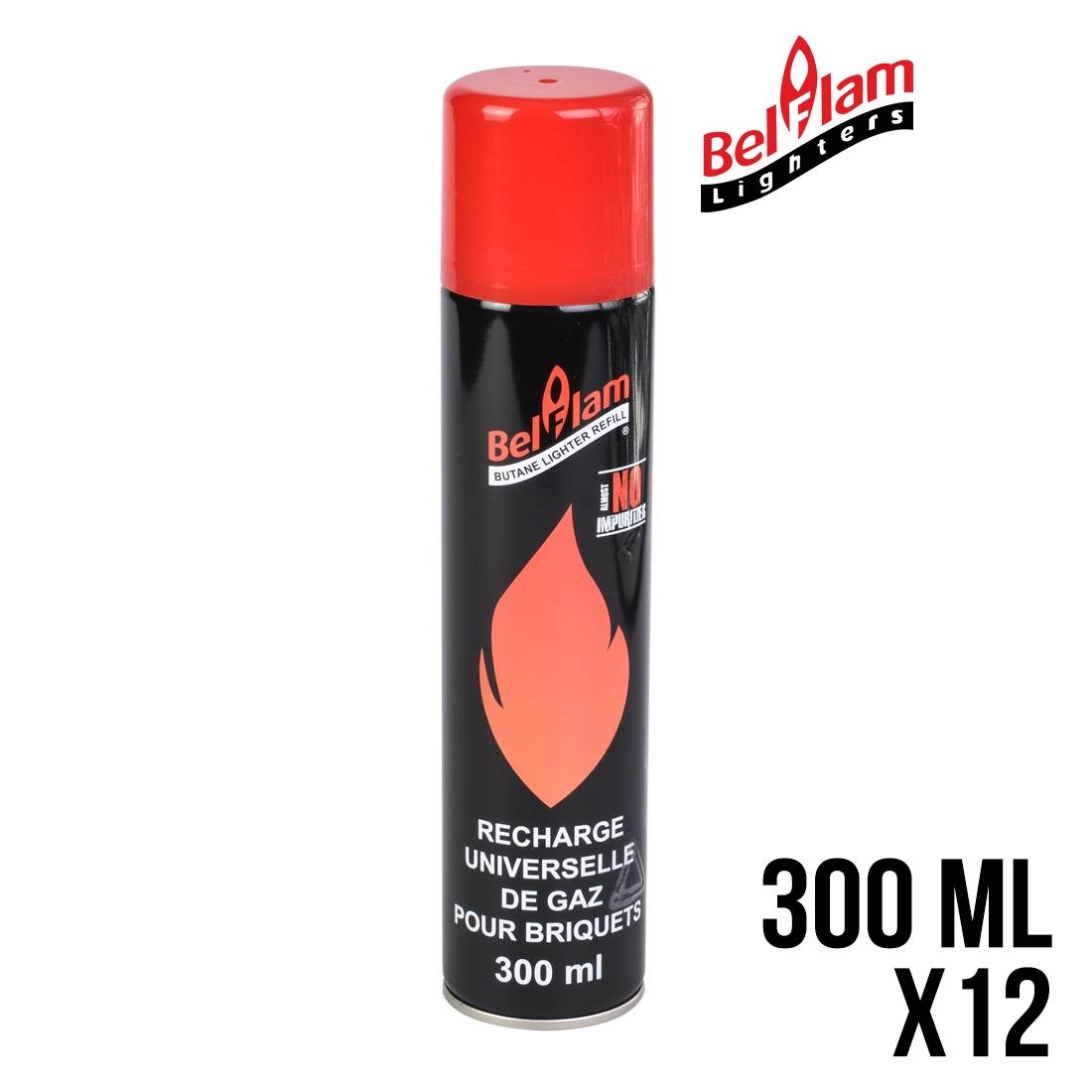 RECHARGE GAZ BELFLAM 300ML X12