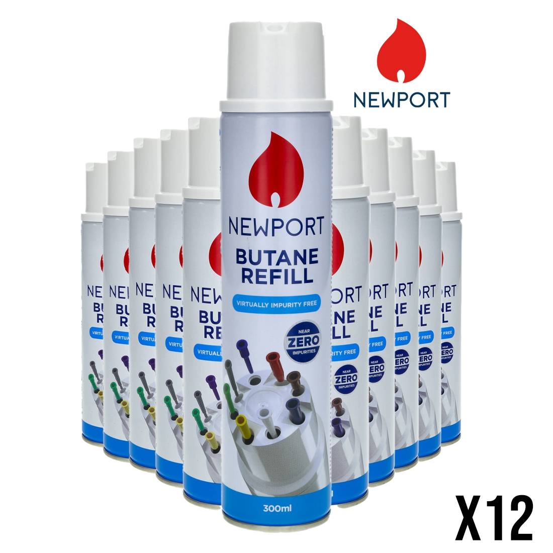RECHARGE GAZ NEWPORT 300ML X12