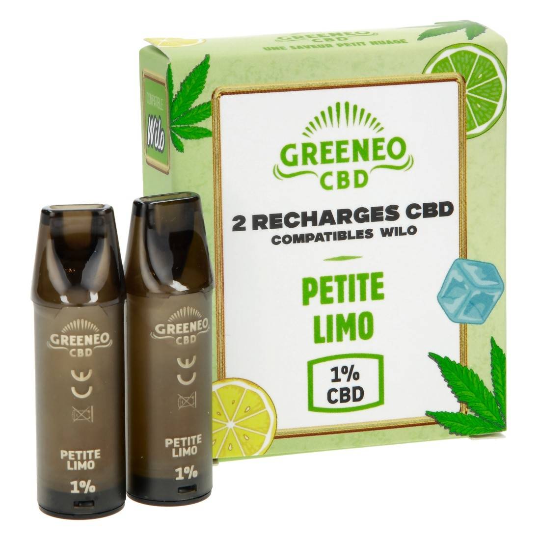 Recharges CBD Greeneo X Wilo Petite Limo X2