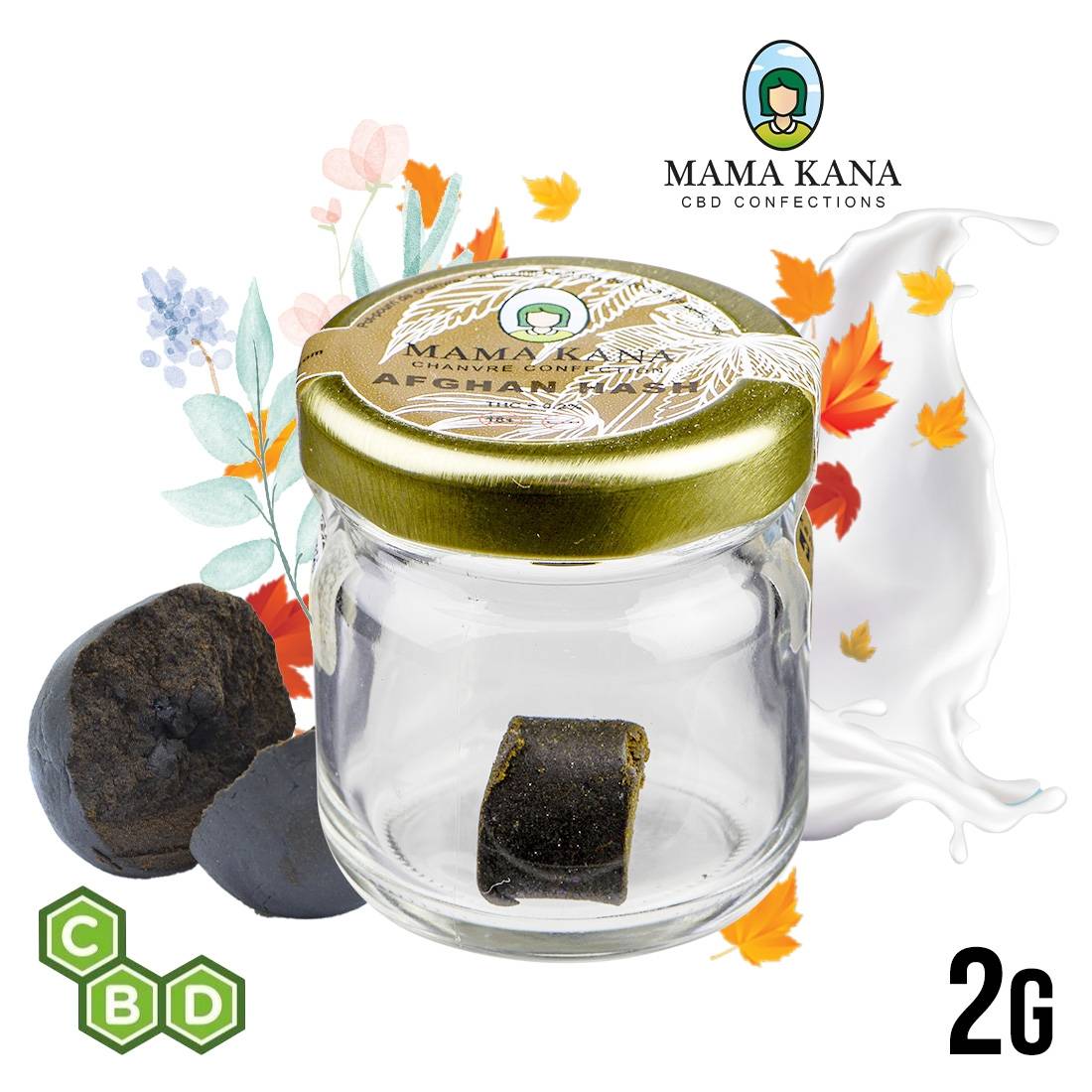 RESINE CBD MAMA KANA AFGHAN HASH 2G