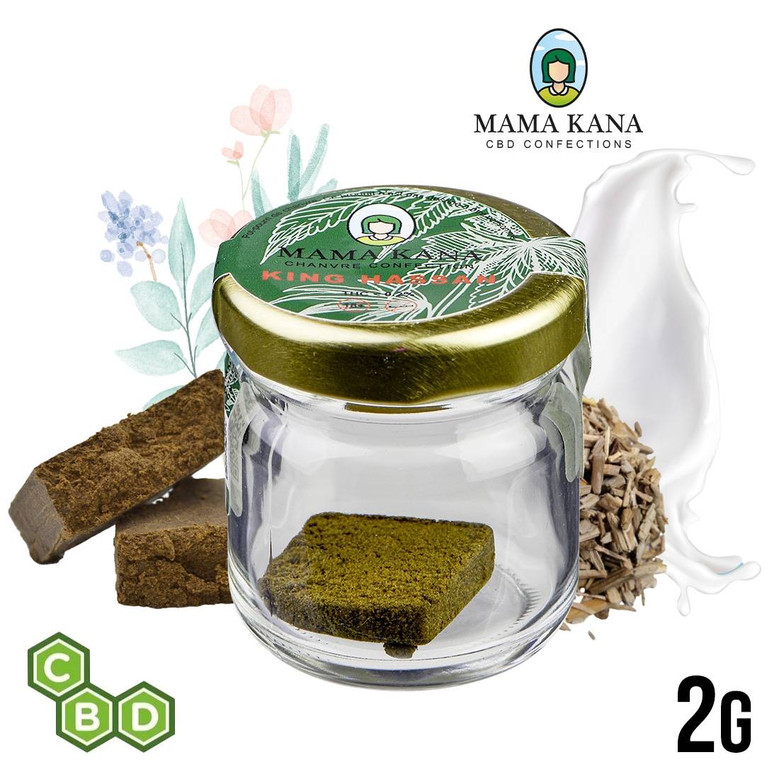 RESINE CBD MAMA KANA KING HASSAN 2G
