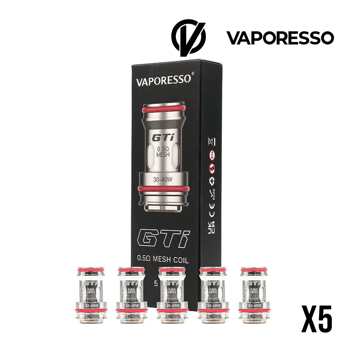 RESISTANCE VAPORESSO GTI PAR 5
