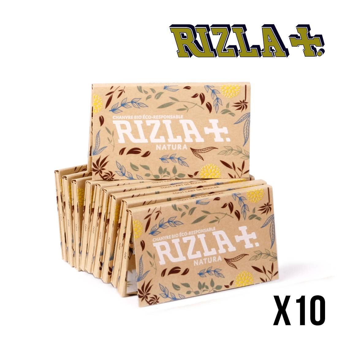 RIZLA REGULAR NATURA X10 