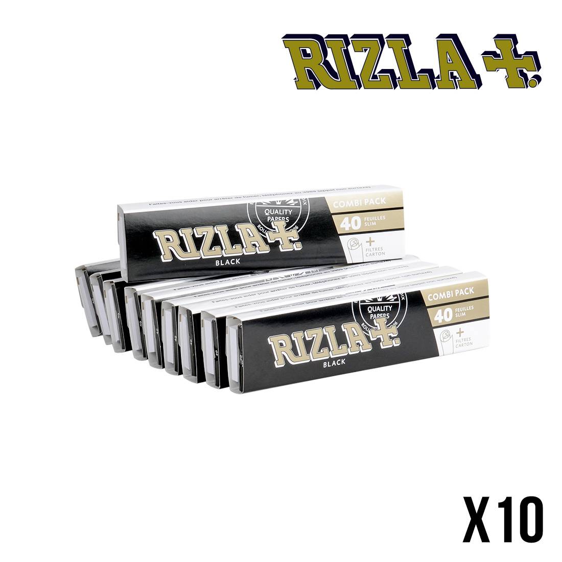 RIZLA BLACK COMBI PACK X10