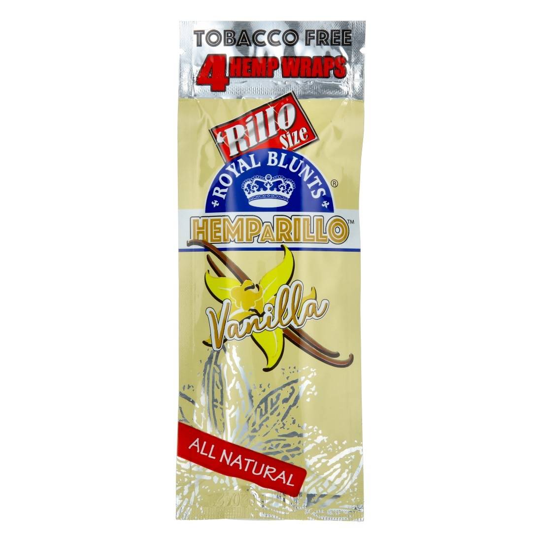 ROYAL BLUNTS HEMPARILLO VANILLE PAR 4
