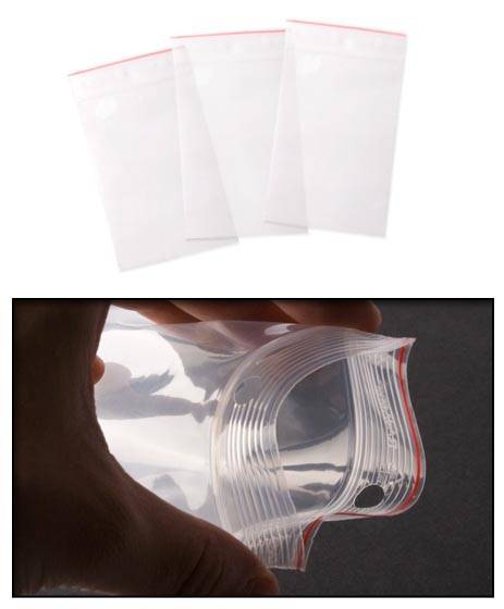 SACHET ZIP 100 MICRONS 8x12 CM